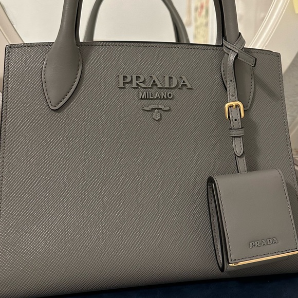 Prada Monochrome Small Saffiano Bag - Picture 10 of 10